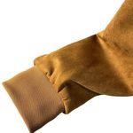 Denim & Flower Small Faux Suede Jacket Full-Zip Pocket Stretch Ricky Singh Brown Photo 1