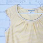 Columbia  PFG Fishing Gear Omni Wick Sleeveless Top Striped Yellow White Medium Photo 12