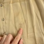 L'Agence  V Neck Blouse Kaili Size M Beige Photo 3