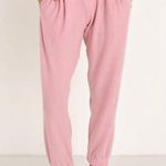 DONNI. NWOT Pink Sweater Henley Sweatpants Rose Size XS Photo 0