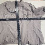 Maurice's  Women’s Linen Blend Gray Jacket Size 2 NEW‎ WITH TAGS OVERSIZED Photo 7