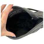 Lauren Ralph Lauren Black Leather Hobo Shoulder Bag Photo 4