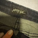 Nasty Gal Dark Blue Flare Jeans Photo 7