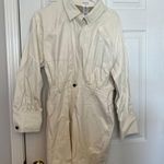 These Three Boutique Restless Soul Long Sleeve Faux Leather Mini Dress (Cream) Photo 4