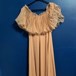Vintage Tan Maxi Dress Photo 3