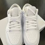 Nike New Air Jordan 1 Low Triple White Photo 6