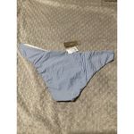 J.Crew Light Blue White Striped Hipster Bikini Swim Bottom XXL Photo 3