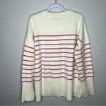 Grace + Karma Pink &‎ Cream Striped Long Sleeve Sweater Size 1X Photo 5