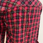 Aeropostale AERO BETHANY MOTA Red Plaid Button Down Photo 3