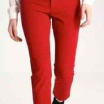 Banana Republic  italian fabric wool blend Crop Pants Womens Red size 4 Photo 0