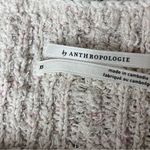 Anthropologie  XS Ivory Pointelle Sweater Tank | V-Neck Boho Cottagecore Knit Photo 8