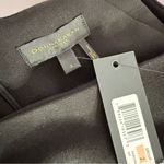 Donna Karan Women’s Asymmetric Neckline Pleat-Waist Sheath Dress Black Sz 2 NWT Photo 6