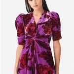 RHODE Leanna Floral Velvet Mini Dress Photo 0