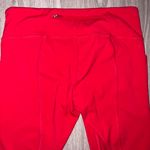 Lululemon Red Athletic Leggings Photo 4
