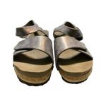 Boutique Corey’s Women's Wedge Cargo Light Weight Leather Gray Brown Size 10 Tan Photo 4