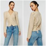 Reformation ๐๐ Callie Top - Yellow Plaid ~ 4 NWOT Photo 1