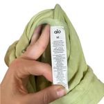 Alo Yoga  Cropped Double Take French Terry Hoodie in Iced Green Tea Photo 9