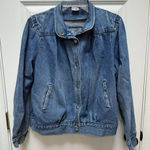 Current Seen Vintage 90s Woman's Denim Coat Jean Jacket Size Medium 100% Cotton Photo 0