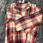 Pretty Little Thing Women’s Plaid Shirt - Red, Black, and White Shirt  Photo 0