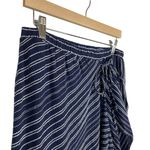 Aerie Striped Tassel Wrap Skirt in Navy/White Size L Photo 5