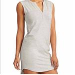 Athleta  Women's Hayden Shift Dress Light Gray Soft Jersey Lined Sleeveless Small Photo 1