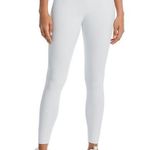 AQUA Athletic Yoga Gym Leggings Activewear in Mist Very Light Grayish-Blue S NWT Photo 0