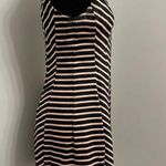 Monteau Black and Tan striped dress Photo 3