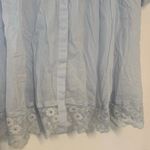 NWT J.Crew Lace Trim Pintuck Top In Cotton Voille In Glacier Size XL Photo 6