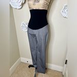 Motherhood Maternity Women’s Stretch Gray Secret Belly Straight Pants Sz Large Photo 2