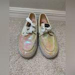 Sperry  Sequin Topsiders Ribbon Tie size 8 Photo 7