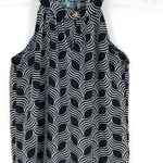 Escapada  Sleeveless Geometric Tank Black White XS Photo 1