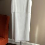 BCBGeneration  Overlay Mini Dress in Optic White Photo 3