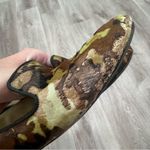 Birdies  Starling Flat Blackbird Camo Loafers 7 Calf Hair Photo 9