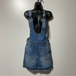 Hot Topic  Distressed Denim Skirt Overall Jumper Skirtall Size Small NWT Photo 4