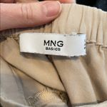 Mango  Tan Tie Waist Jogger Dress Pants Womens XS Pull On Drawstring Waist Beige Photo 8