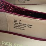 Fever Sole Glitter Ballet Flats – Burgundy Red size US 8 M NEW Photo 8