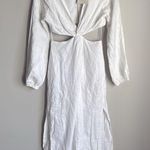 NEW Dissh TINA WHITE TWIST MIDI DRESS 6 Photo 1