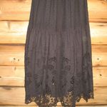 Antonio Melani NWT Black Eyelet Midi Dress 6 Photo 5