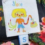 Ilona Women's Black Velvet Velour Striped Long Sleeve Blazer Coat Jacket Size S Photo 3