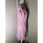 None Lilac Purple Asymmetrical Ruffle Wrap Dress S Pastel Coquette Girl Rainbow Twee Photo 4
