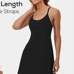 Halara Everyday Cloudful 2-in-1 Flare Dress-Wannabe-Longer Length Black XS Photo 1