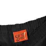 Oh My Gauze Black 100% Cotton Wide Leg Pull On Pants Lagenlook Womens 3 US XXL Photo 3