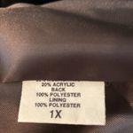 Pamela McCoy Dark Brown Faux Fur Long
Coat Size 1X New with tags Photo 9