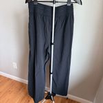 Open Edit  Rayon Blend Wide Leg Drawstring Trouser Pant Flowy Women's XL Black Photo 1