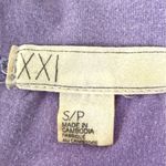 Xxi Small Purple Cotton blend Short Sleeve T-Shirt 22e Photo 3