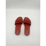 Alexandre Birman  Clarita Woven Clogs Size 37 /US 7 Leather Red Slip On Sandals Photo 7