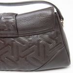 Vintage Dunlop Leather handbag, shoulder bag Brown Photo 14