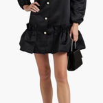 Sleeper  Mystery Puff Mini Dress – Black, XS Photo 0