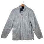 Southern Shirt The  Co. Sherpa Fuzzy Fleece Gray 1/2 Zip Pullover Sweater Size S Photo 0