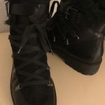 Nine West black leather suede Orynne waterproof boots US 9.5 Euro 40.5 Photo 0